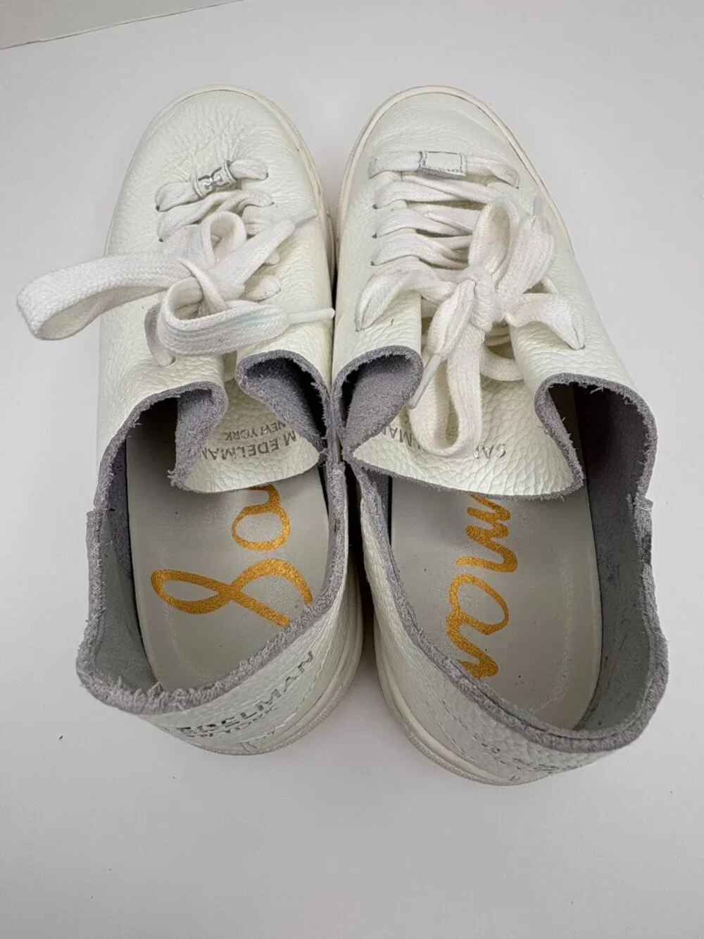 Sam Edelman Poppy Sneaker – Clean White Sneaker – Size 6M